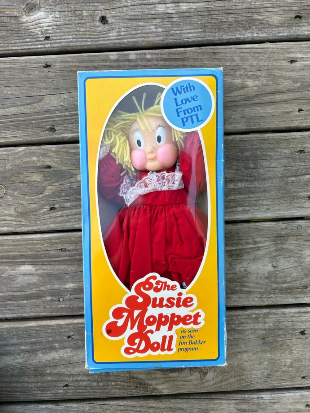 The Susie Moppet Doll in Red Dress - Vintage Boxed
